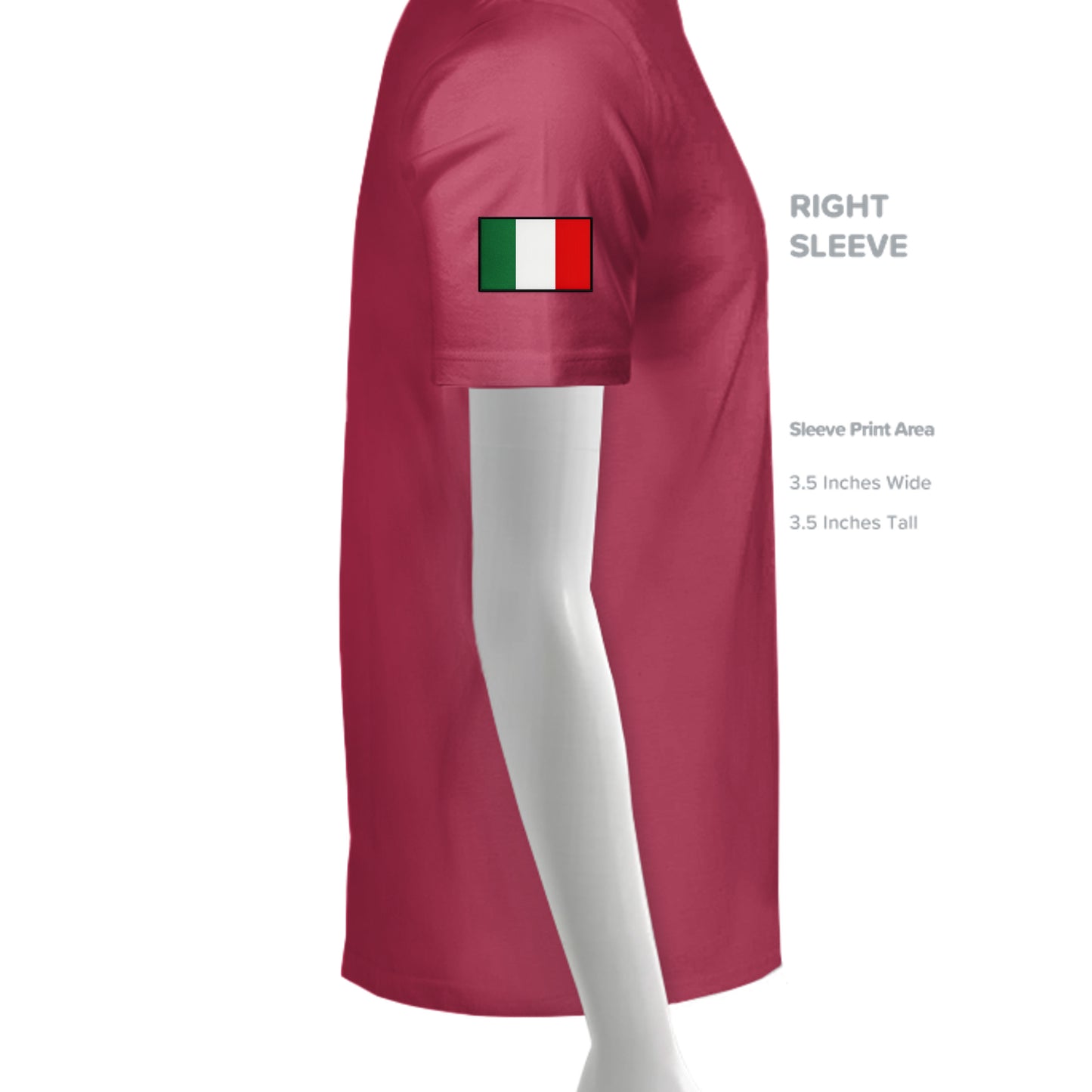 HEATHER RED - 6400CVC - SLEEVE_RIGHT
