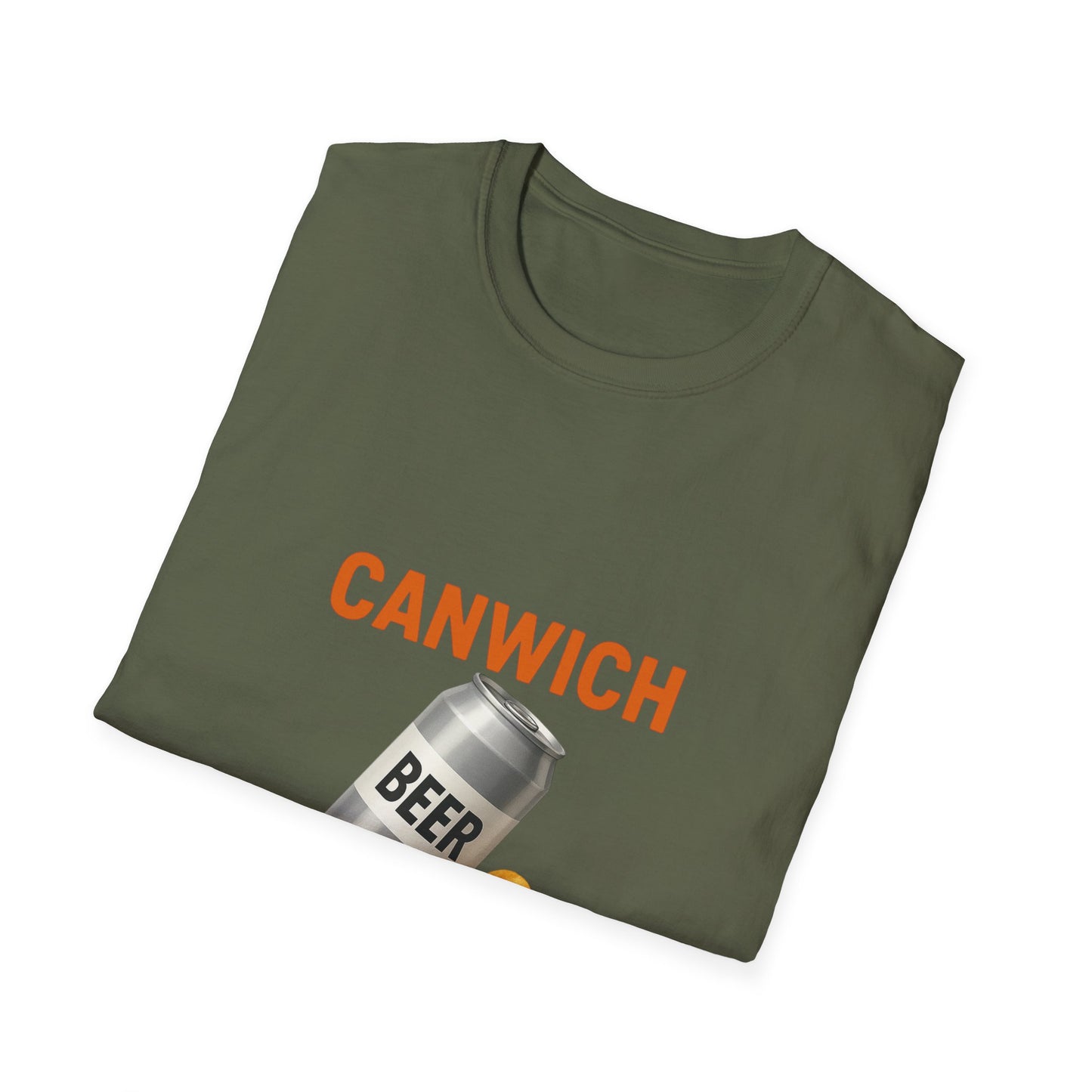 Canwich Beer T-Shirt (Hold the Pickle) — Funny Beer & Chips Graphic Tee