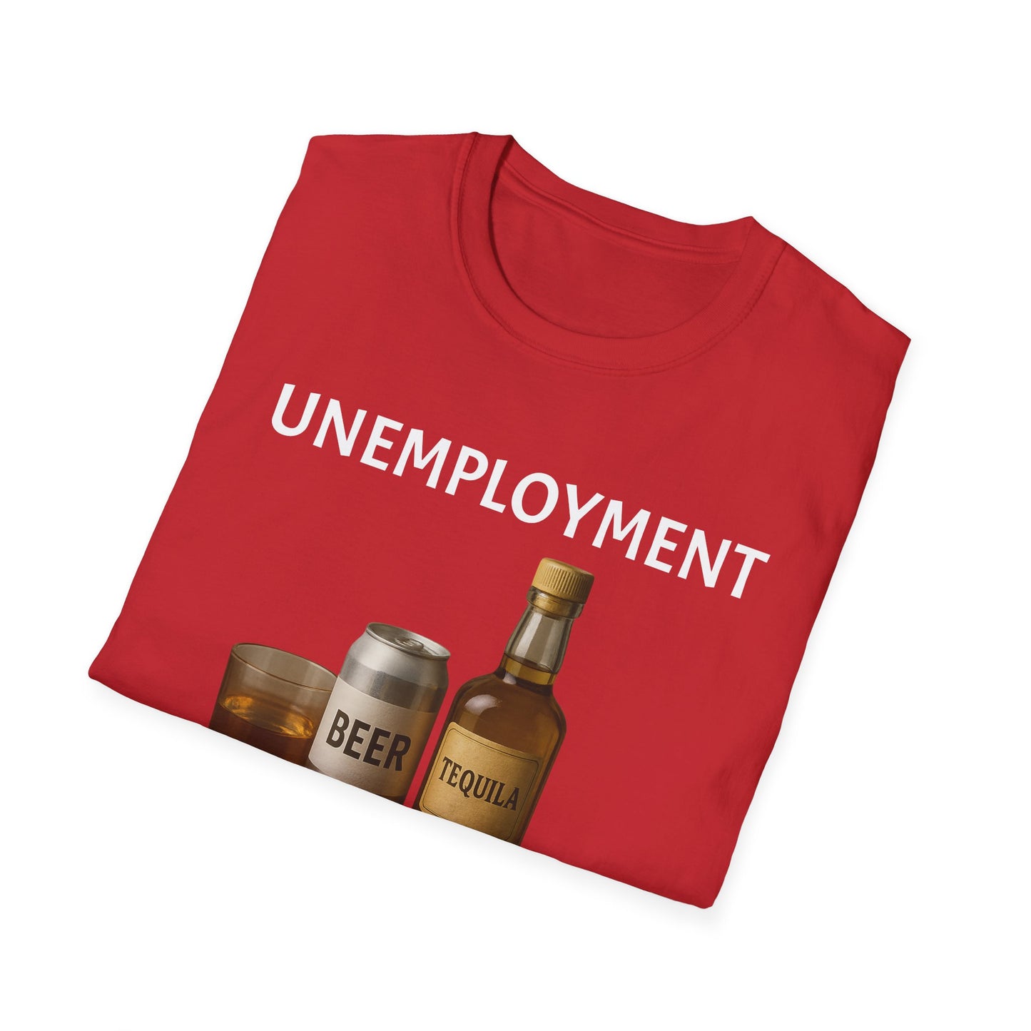 Unemployment Starter Kit T‑Shirt — Funny Beer & Tequila Graphic Tee