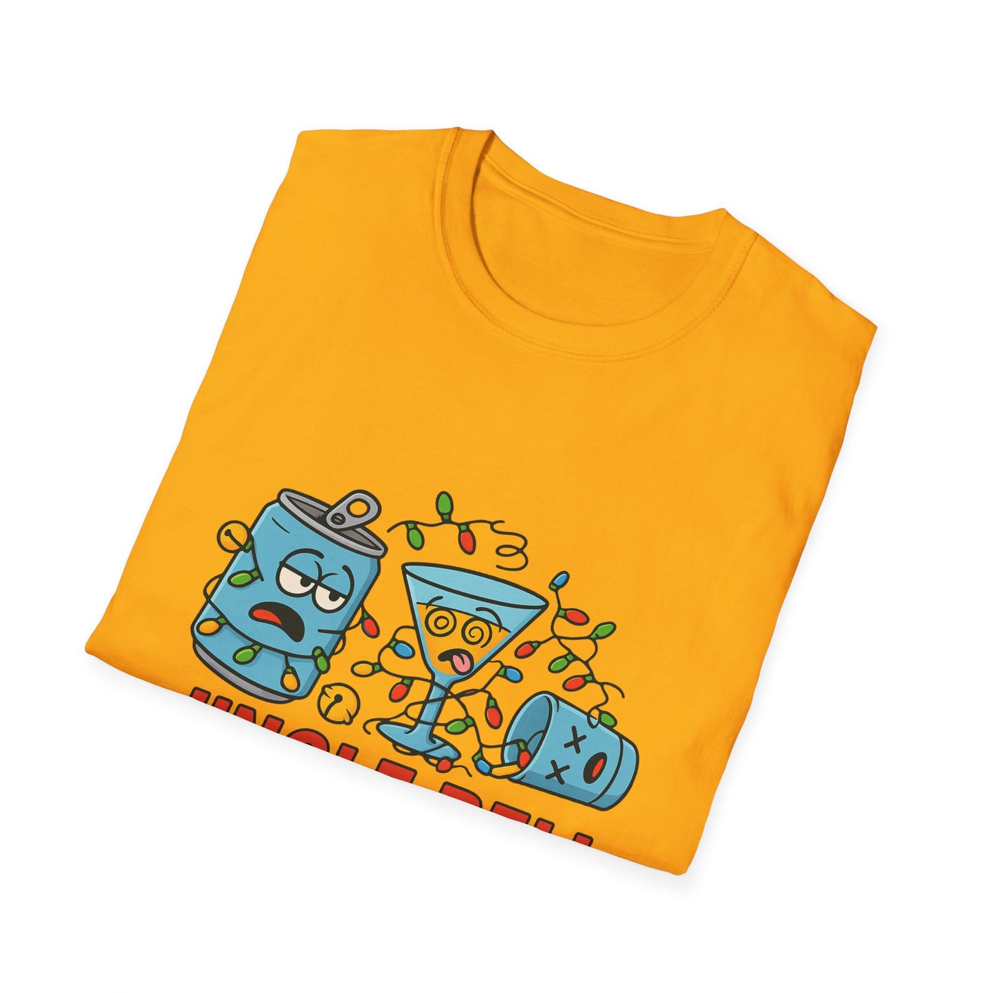 Jingle Bell Wrecked T-Shirt — Funny Christmas Party Holiday Tee