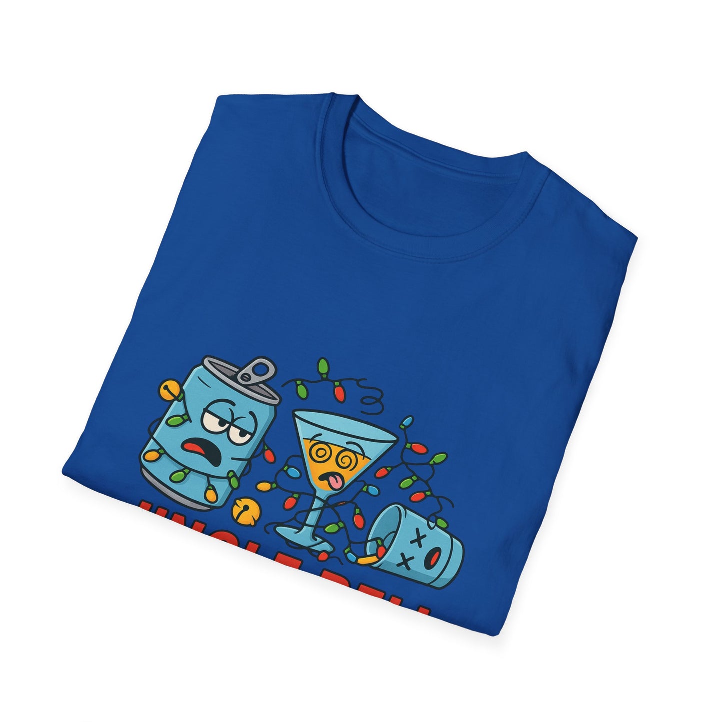 Jingle Bell Wrecked T-Shirt — Funny Christmas Party Holiday Tee