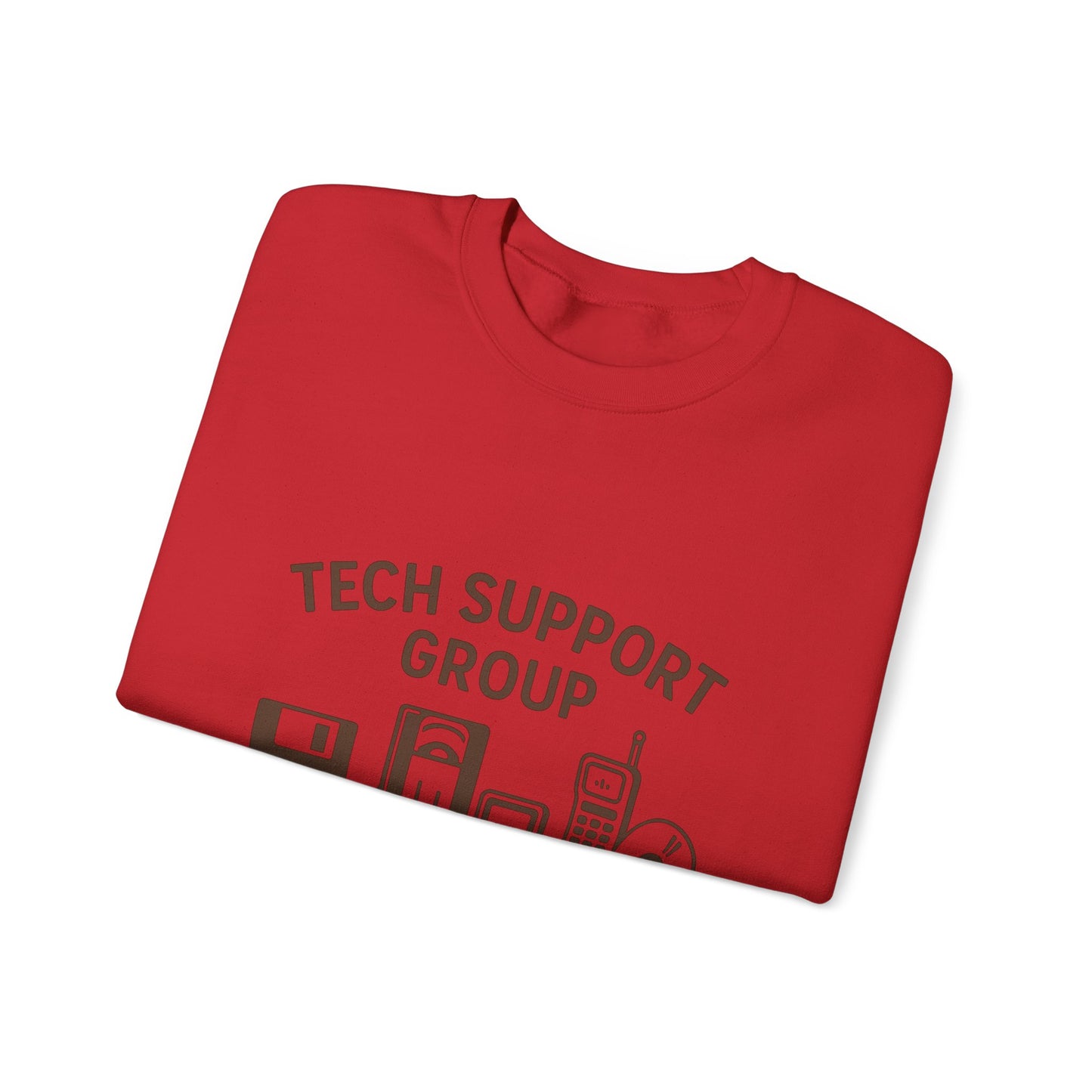 Tech Support Group Sweatshirt — "We're Obsolete, Not Forgotten" Crewneck