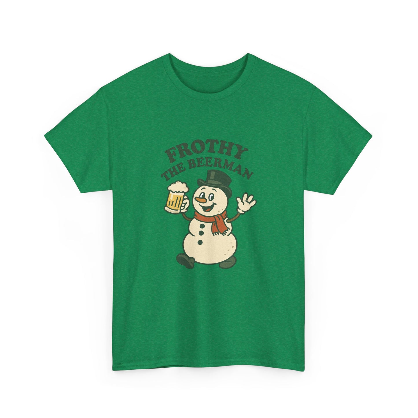 Frothy the Snowman Tee – Funny Holiday Beer T‑Shirt