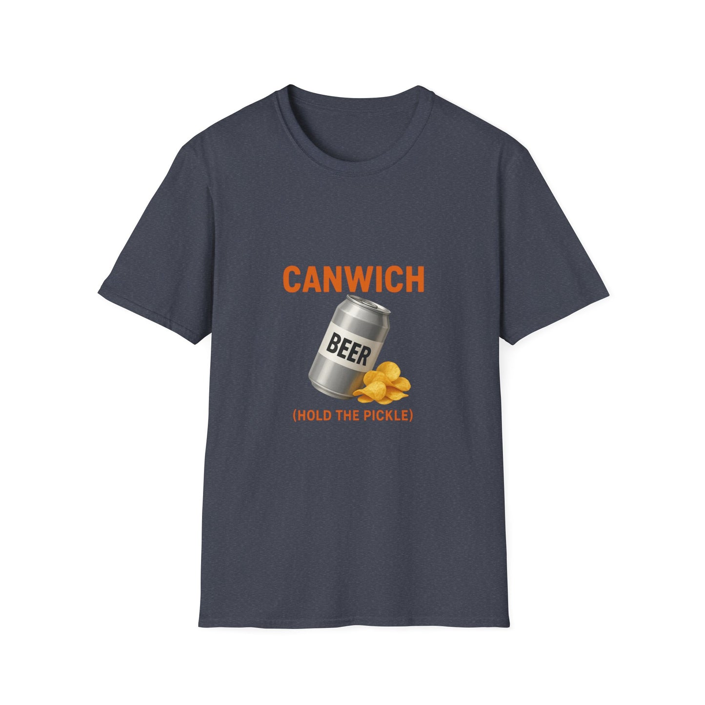 Canwich Beer T-Shirt (Hold the Pickle) — Funny Beer & Chips Graphic Tee