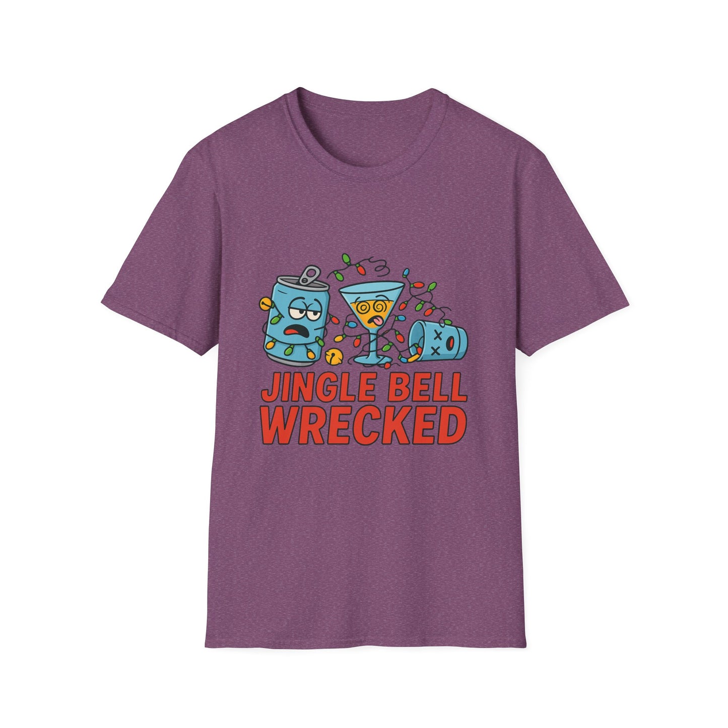 Jingle Bell Wrecked T-Shirt — Funny Christmas Party Holiday Tee