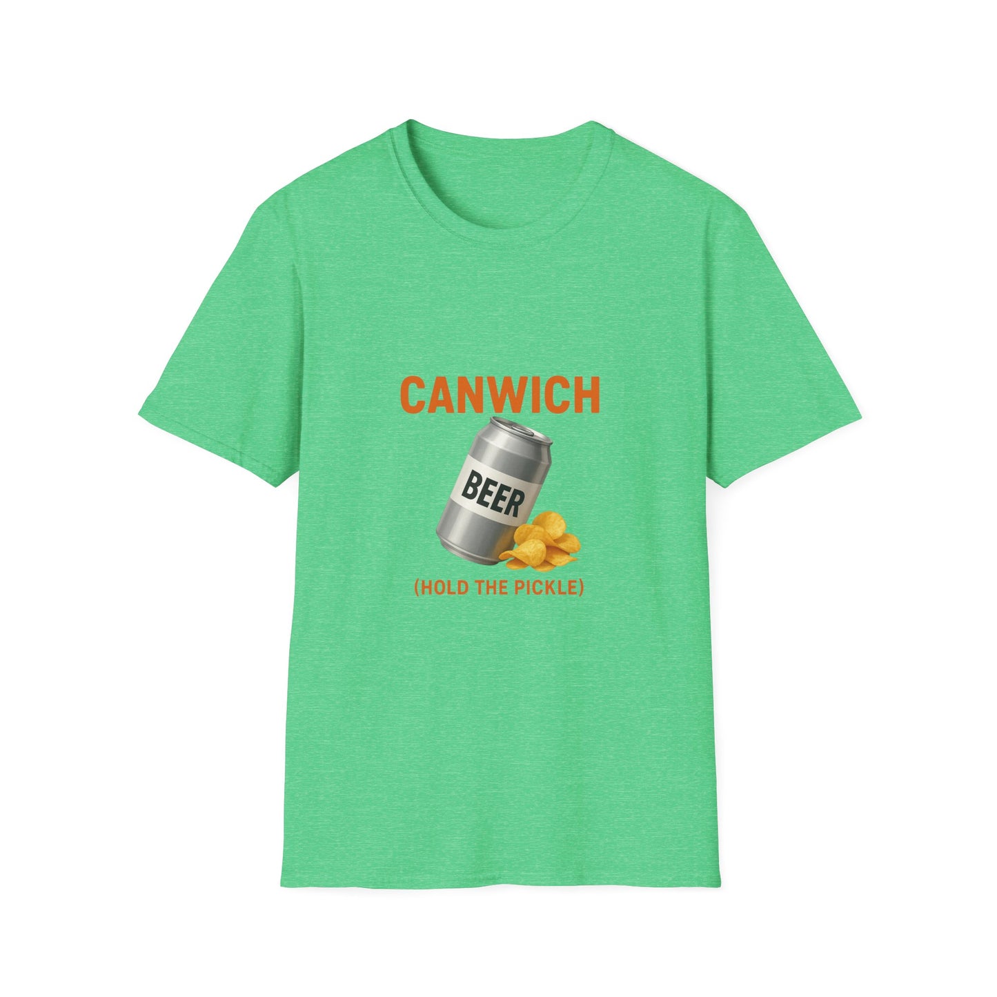 Canwich Beer T-Shirt (Hold the Pickle) — Funny Beer & Chips Graphic Tee