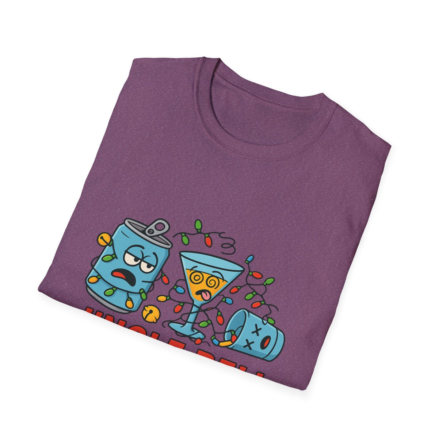 Jingle Bell Wrecked T-Shirt — Funny Christmas Party Holiday Tee
