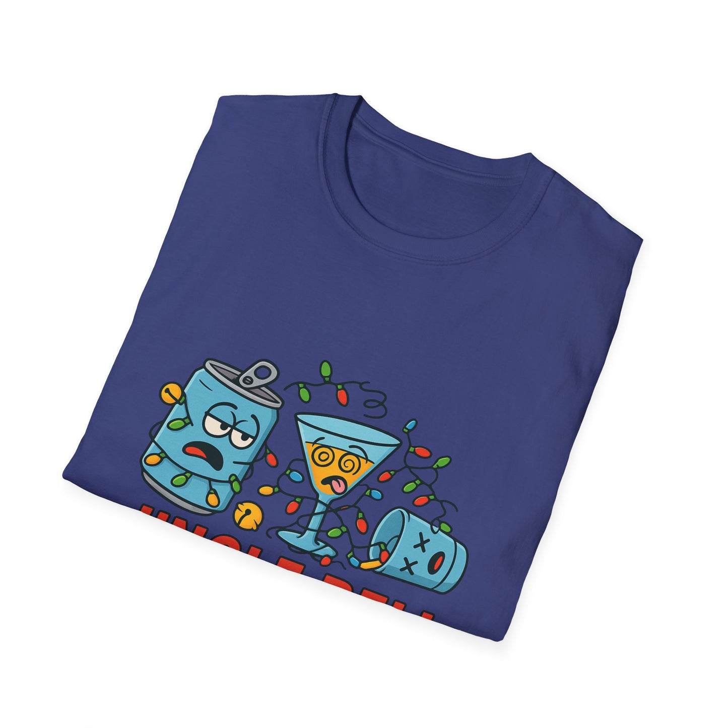 Jingle Bell Wrecked T-Shirt — Funny Christmas Party Holiday Tee