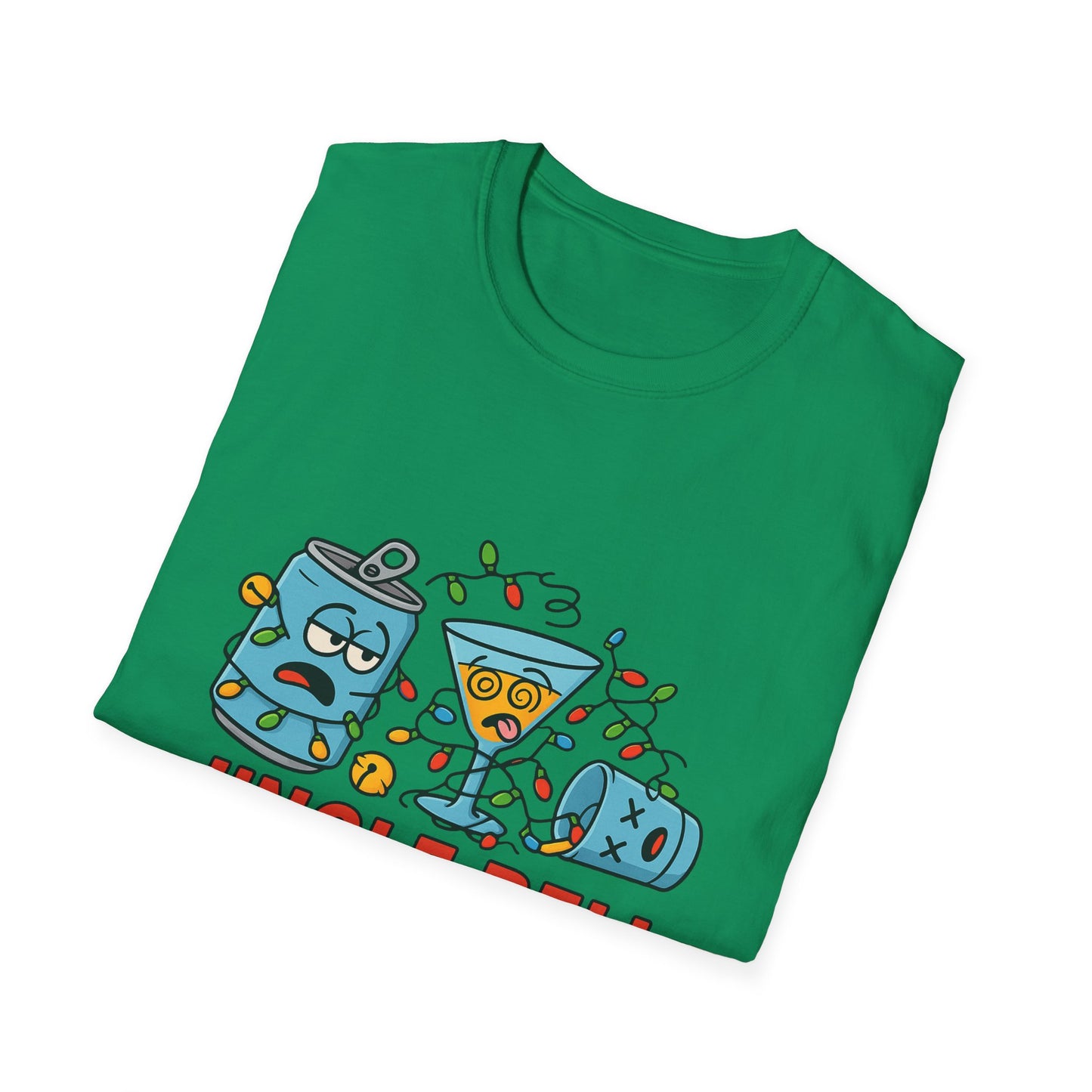 Jingle Bell Wrecked T-Shirt — Funny Christmas Party Holiday Tee