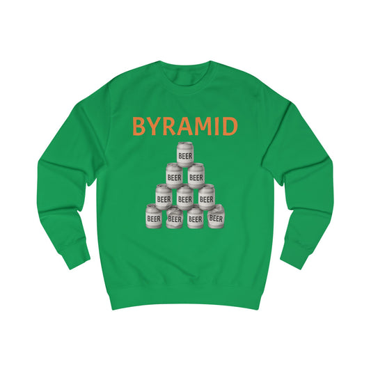 Beer Keg Stack Sweatshirt — Cozy Brewery Graphic Crewneck