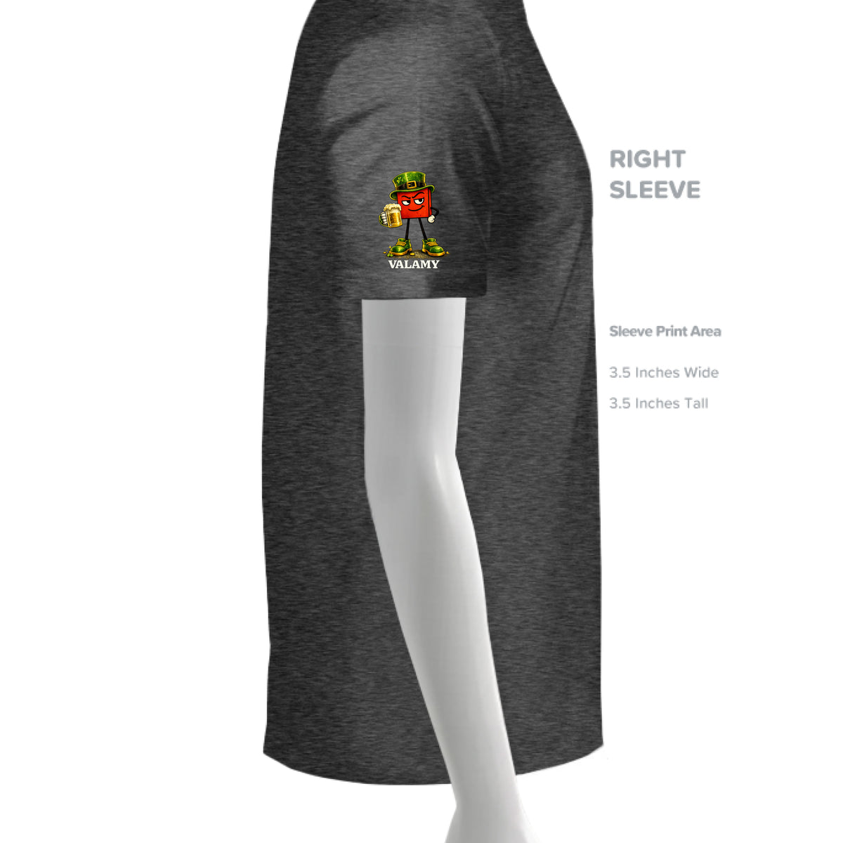 BLACK HEATHER - SLEEVE_RIGHT