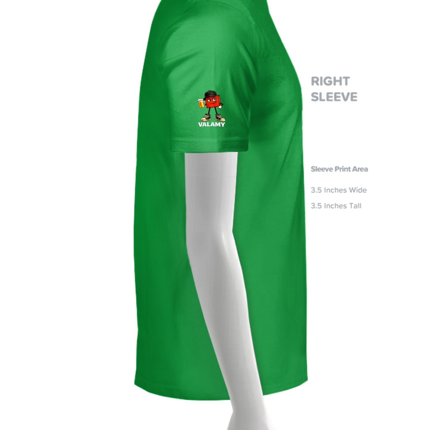 KELLY GREEN - 6610 - SLEEVE_RIGHT